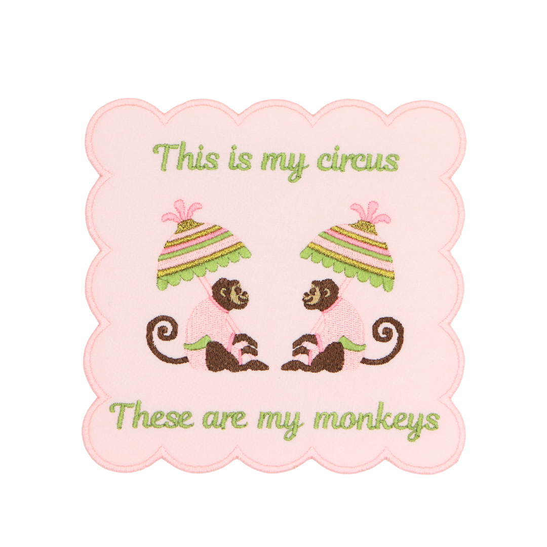 These Are My Monkeys Display Plaque
