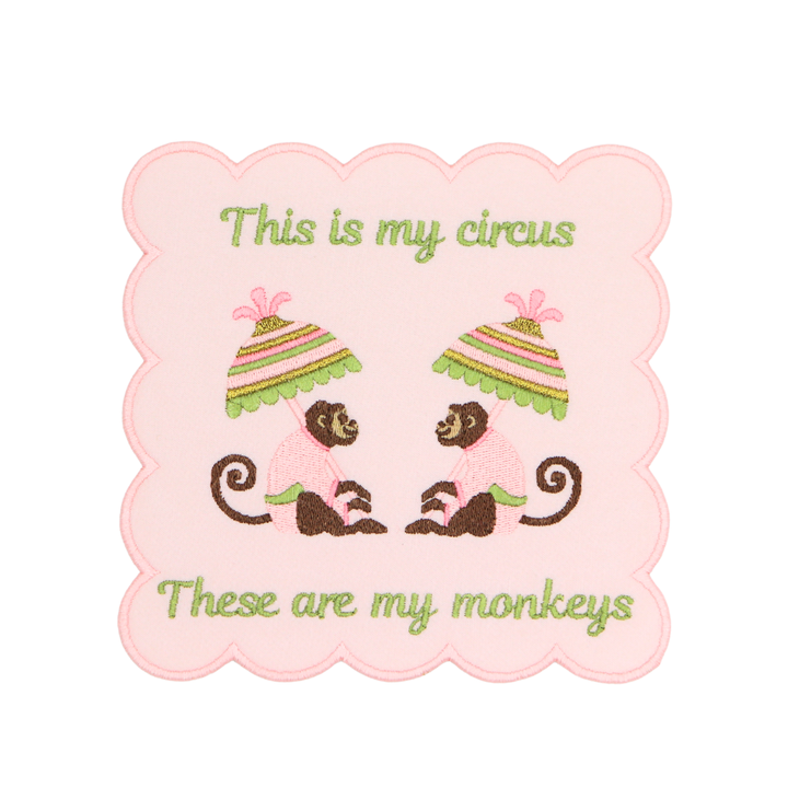 These Are My Monkeys Display Plaque