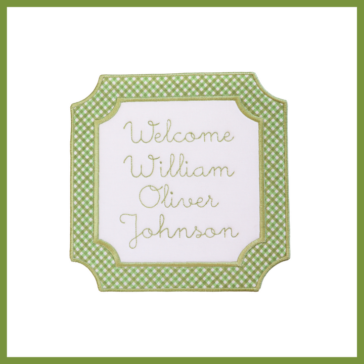 Deluxe Welcome Sign
