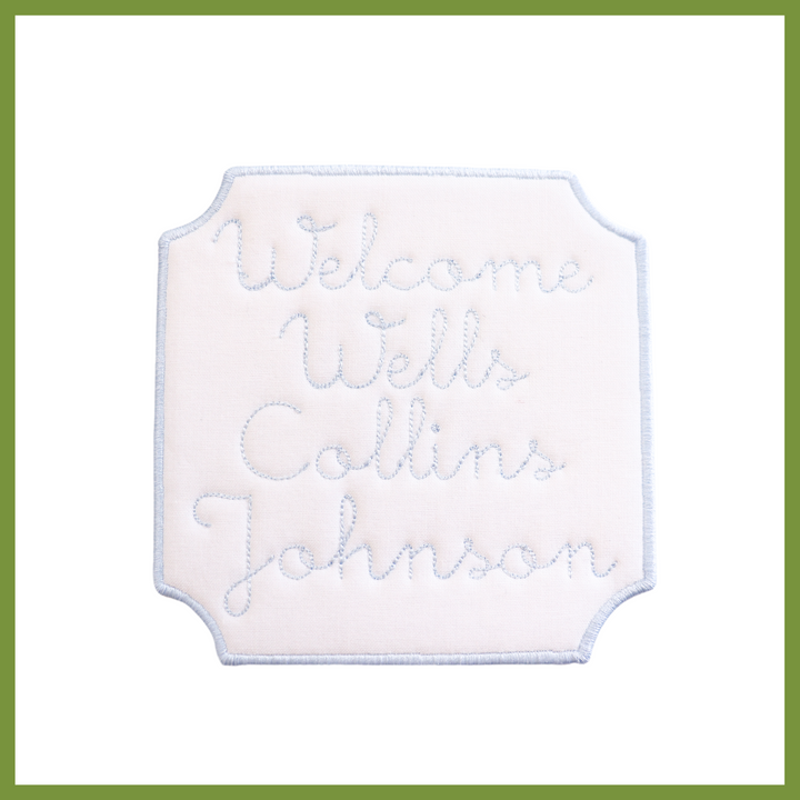 Petite Welcome Sign