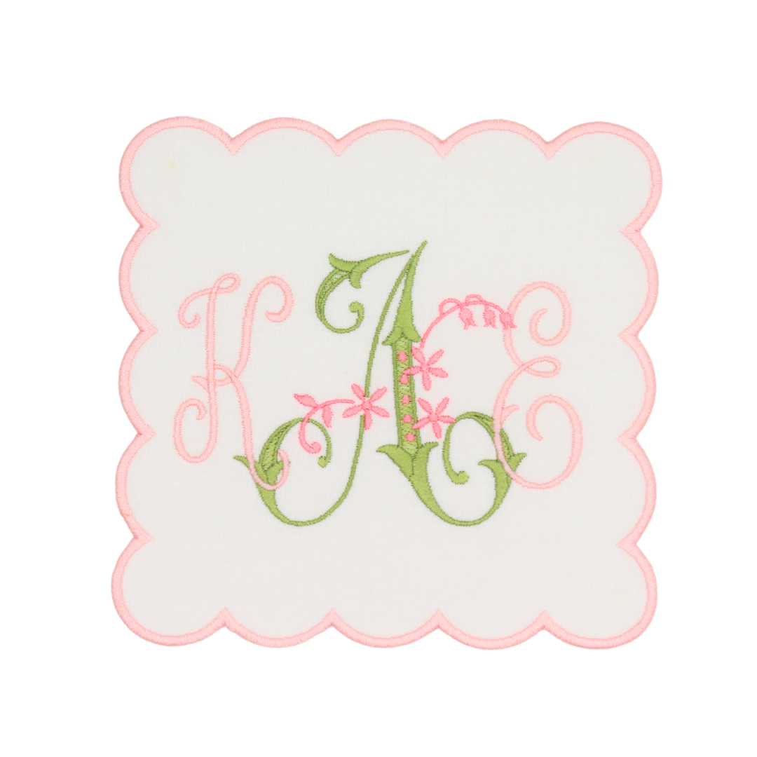 Floral Monogram Display Plaque