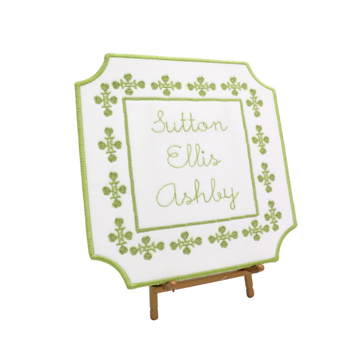 Bamboo Deluxe Name Sign