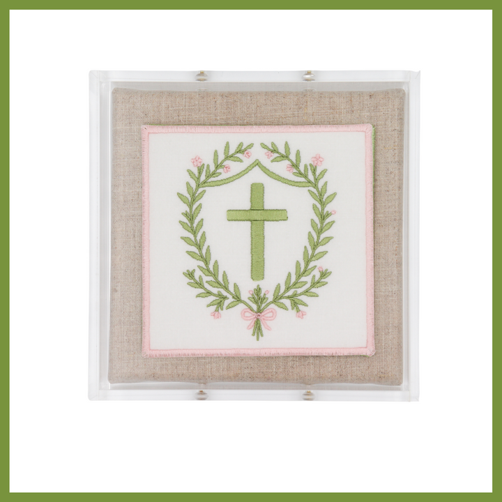 Cross Crest Acrylic Shadowbox