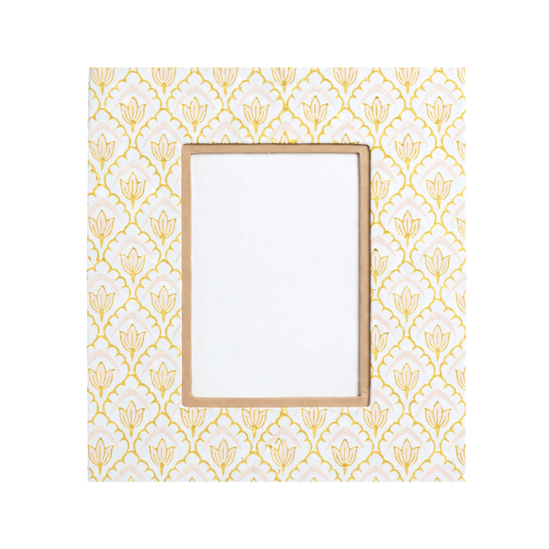 Tulip Block Print Picture Frame