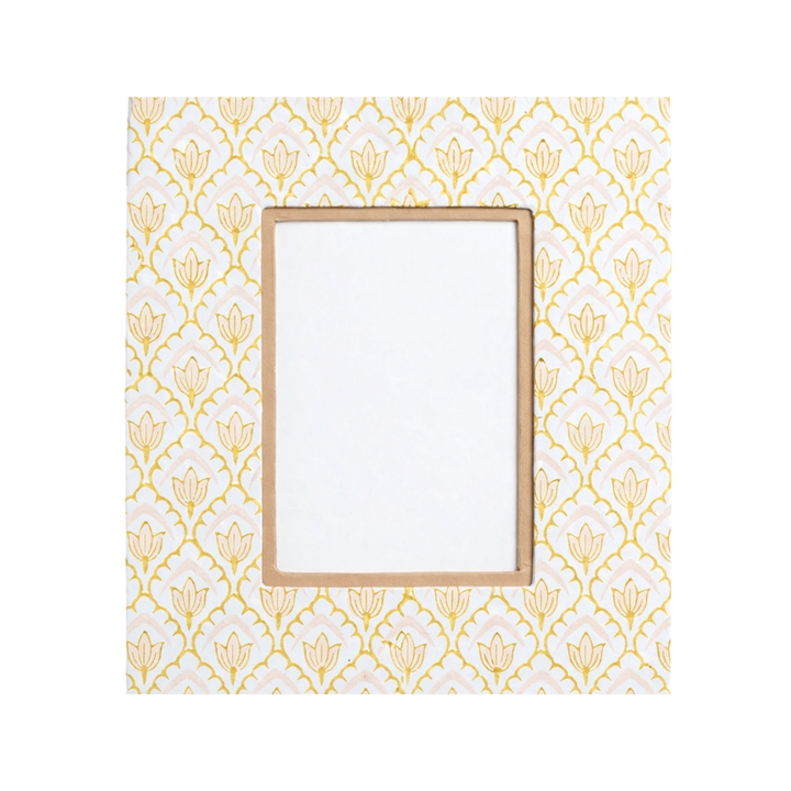 Tulip Block Print Picture Frame