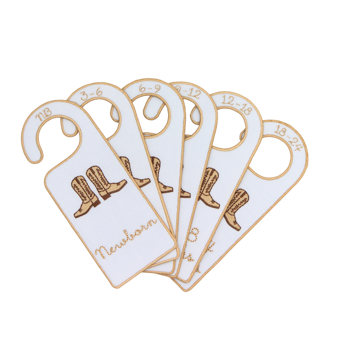 Cowboy Boot Monthly Closet Dividers