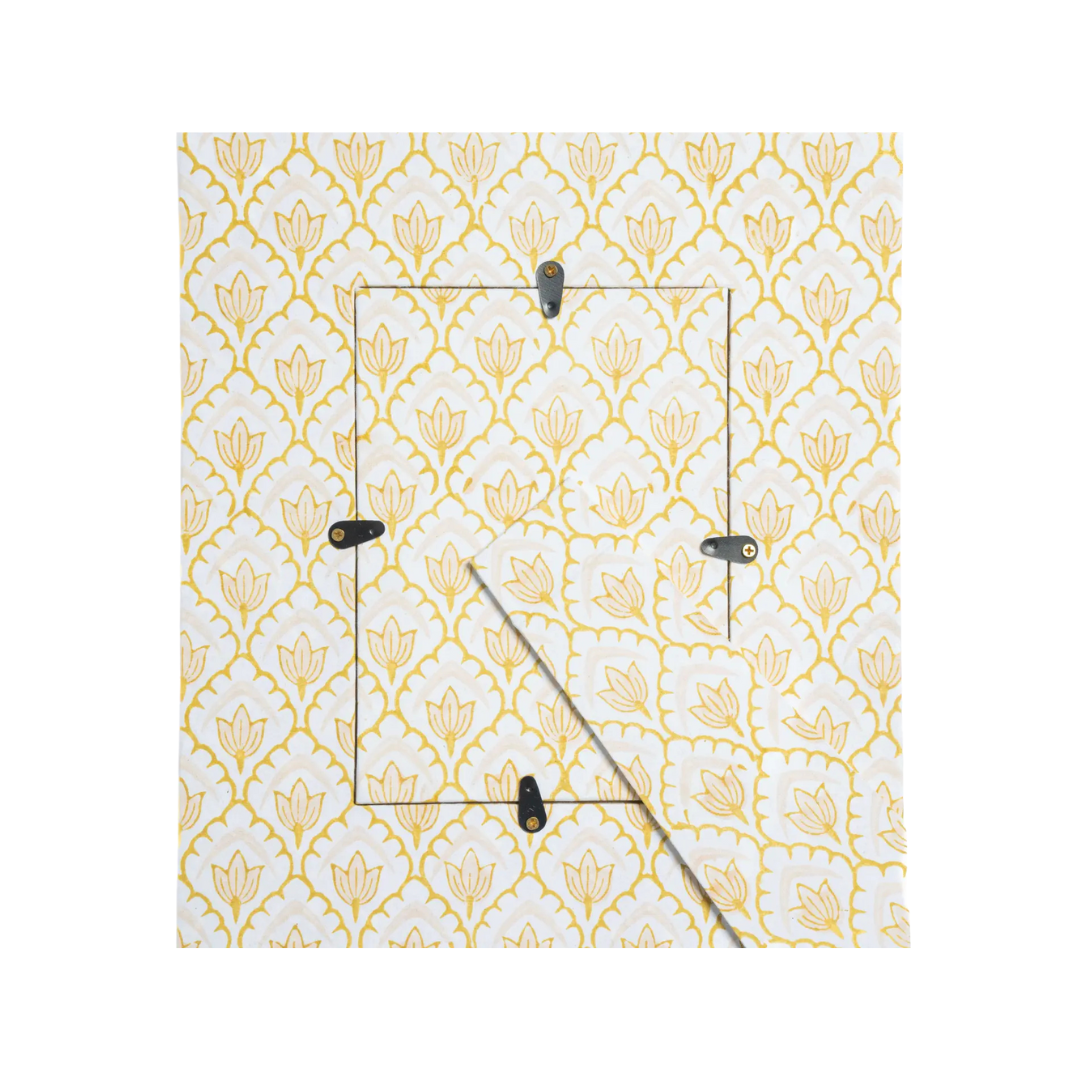 Tulip Block Print Picture Frame