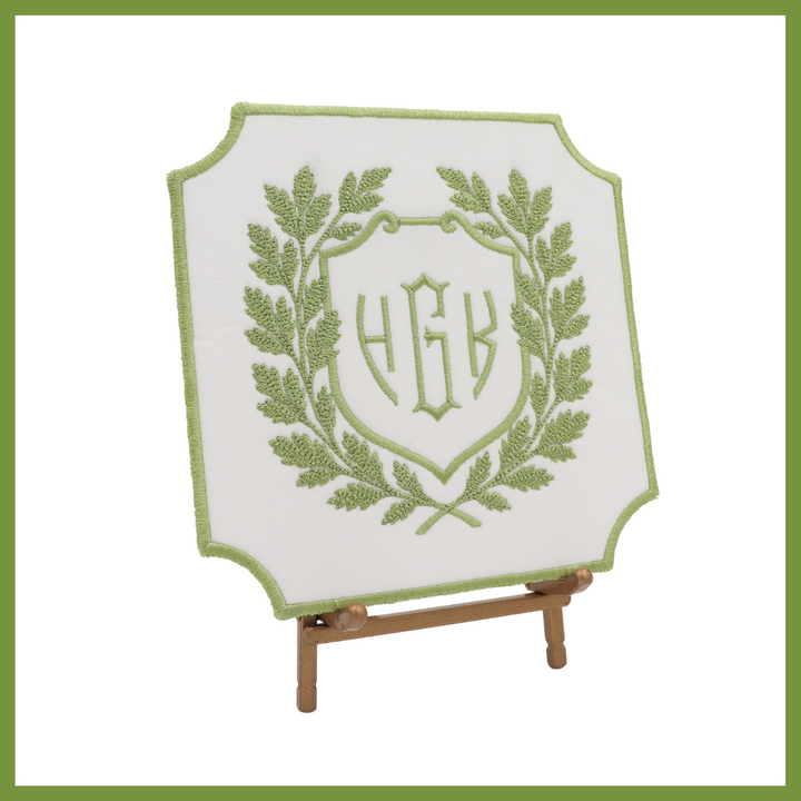 Leaf Crest Display Plaque