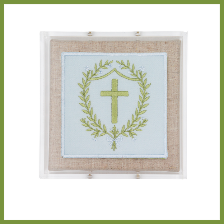Cross Crest Acrylic Shadowbox