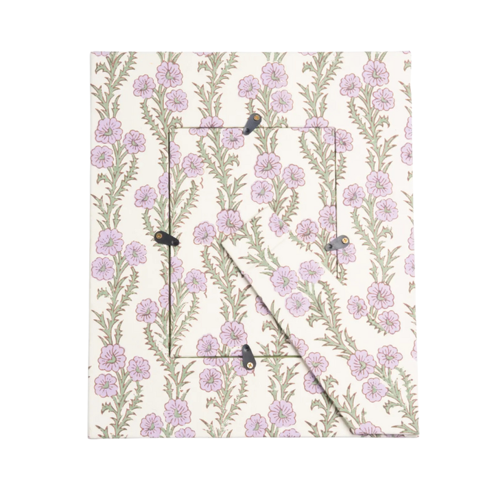 Forget Me Not Block Print Picture Frame