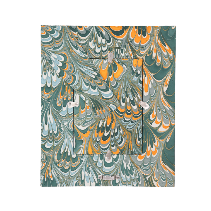 Blue Hand Marbled Picture Frame