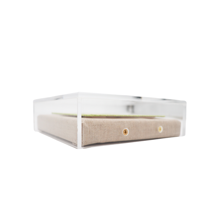 Floral Crest Monogram Acrylic Shadowbox