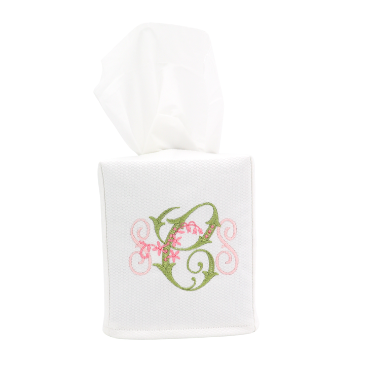 Monogrammed Tissue Box