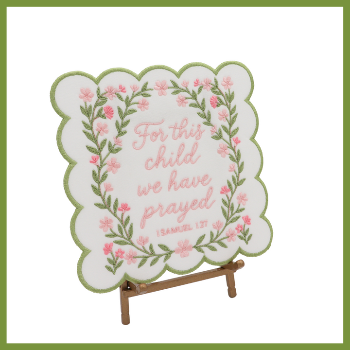 1 Samuel 1:27 Verse Display Plaque