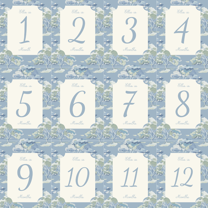 Blue Oak Tree Custom Milestone Markers