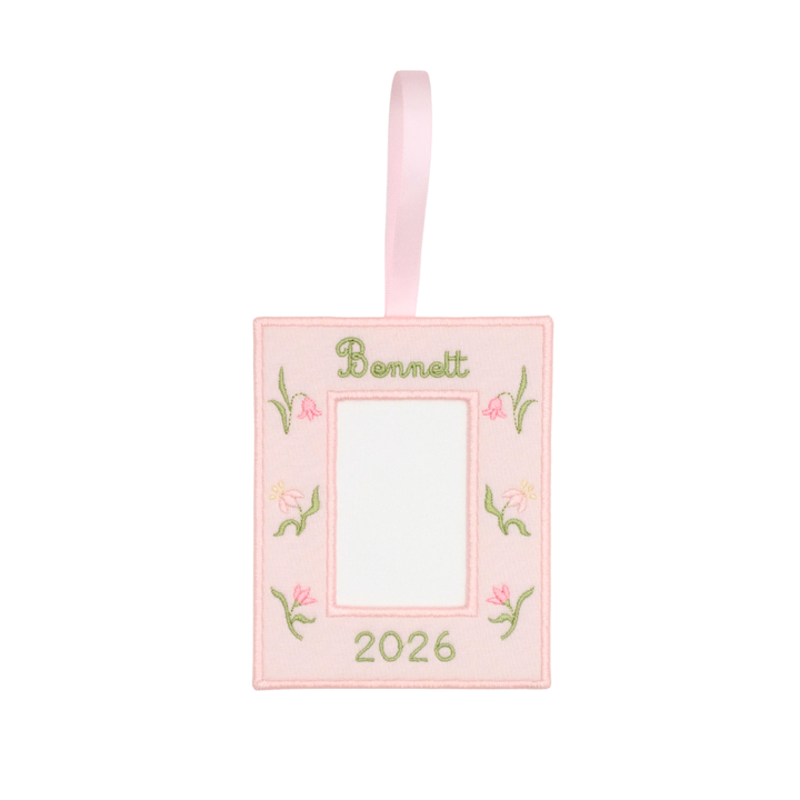 Floral Picture Frame Ornament