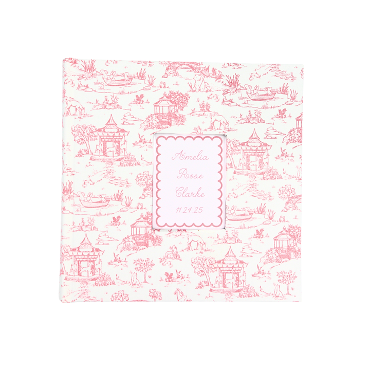 Personalized Toile Baby Photo Album