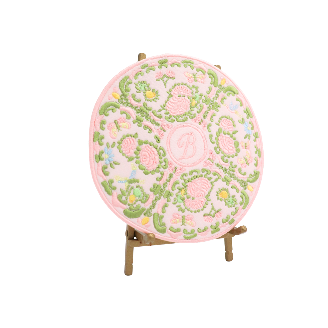 Famille Rose Embroidered Display Plate
