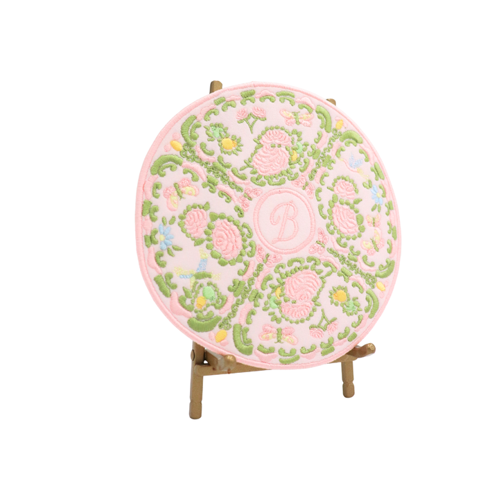 Famille Rose Embroidered Display Plate