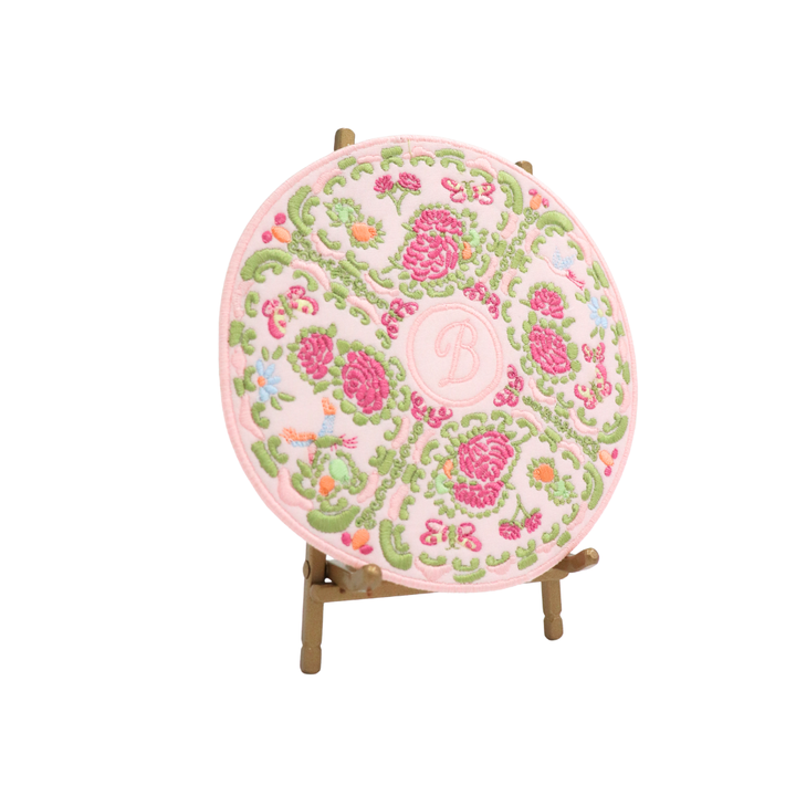 Famille Rose Embroidered Display Plate