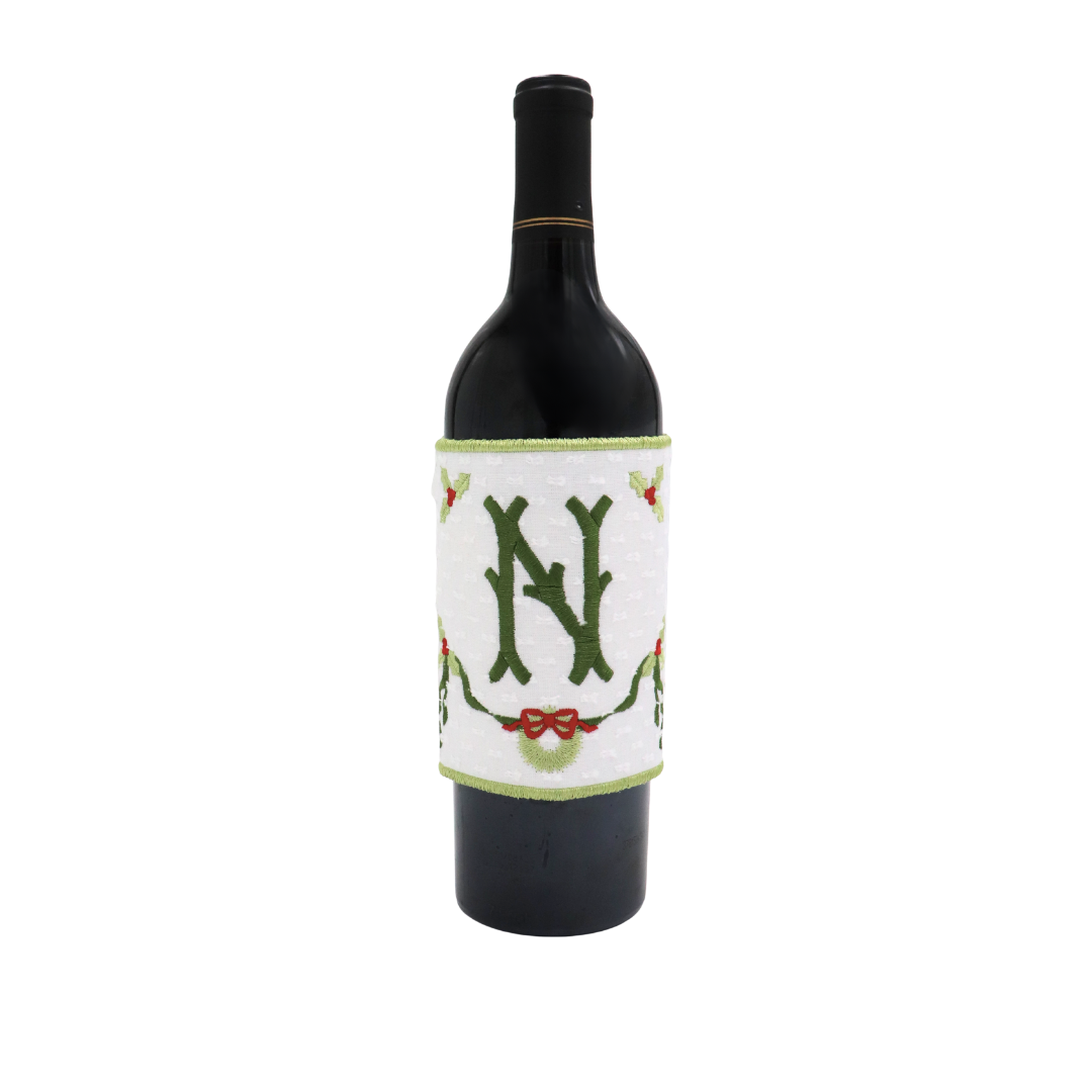 Holly Bottle Wrap