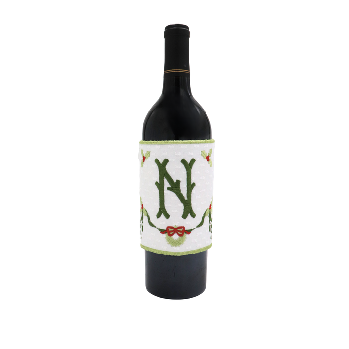 Holly Bottle Wrap