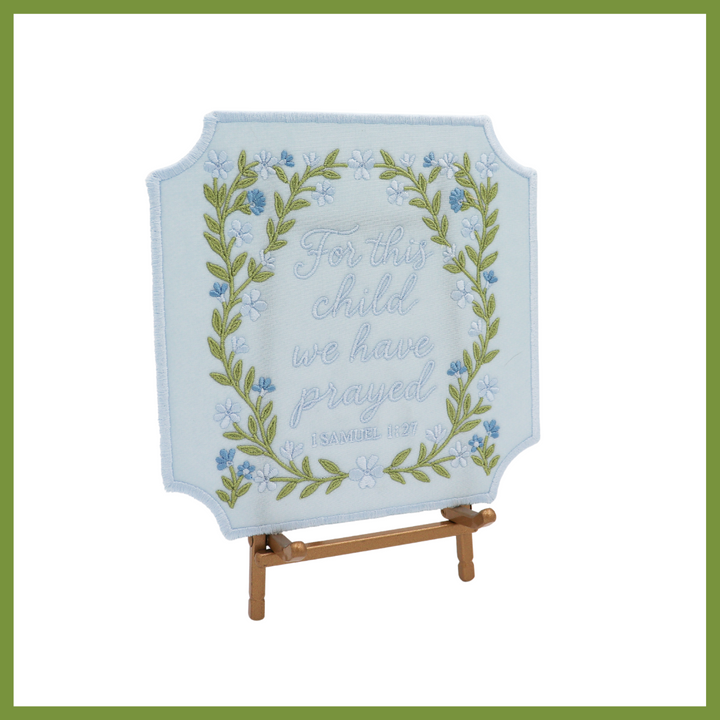 1 Samuel 1:27 Verse Display Plaque
