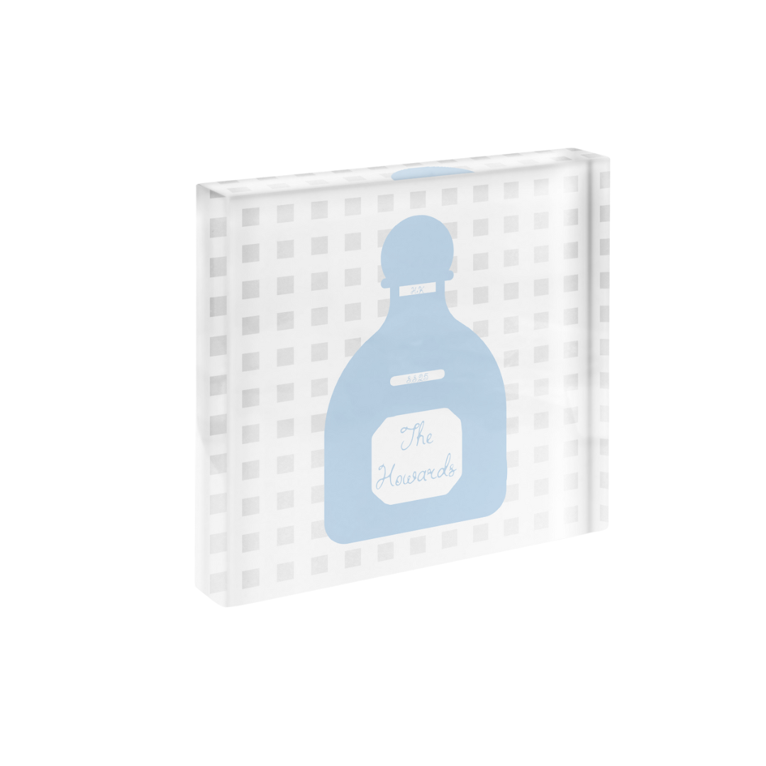 Tequila Lattice Cut Print in Acrylic Frame