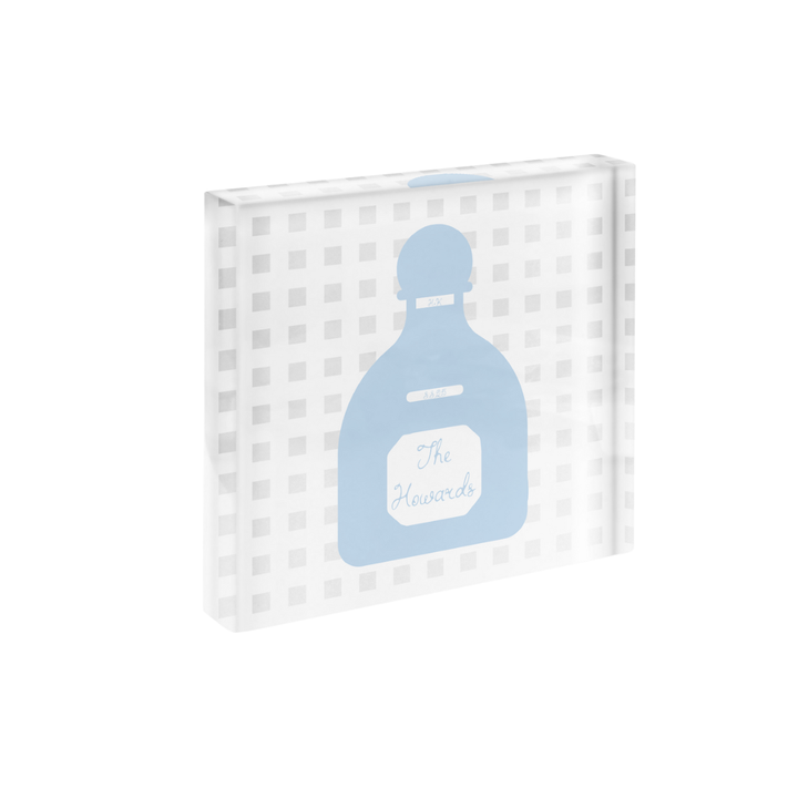 Tequila Lattice Cut Print in Acrylic Frame