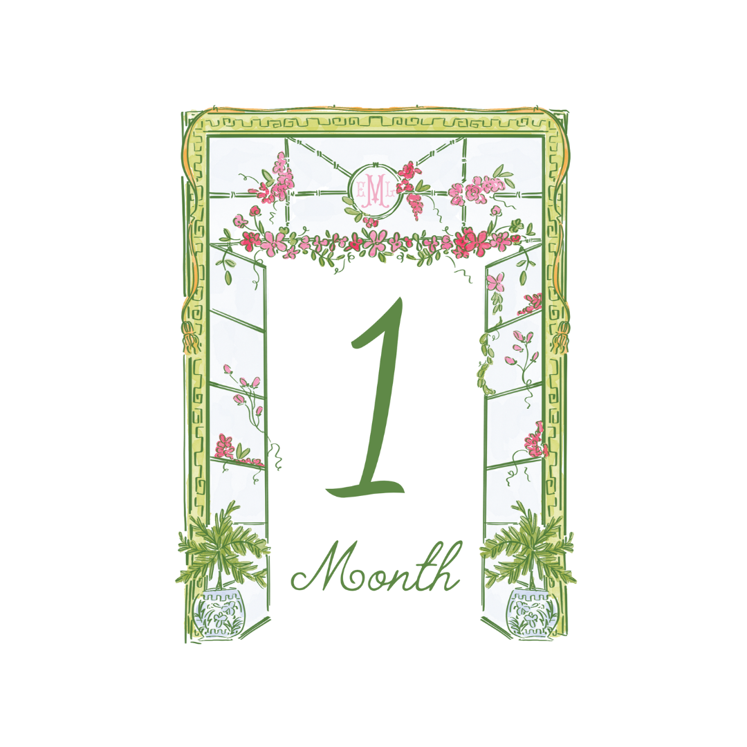 Trellis Garden Custom Milestone Markers