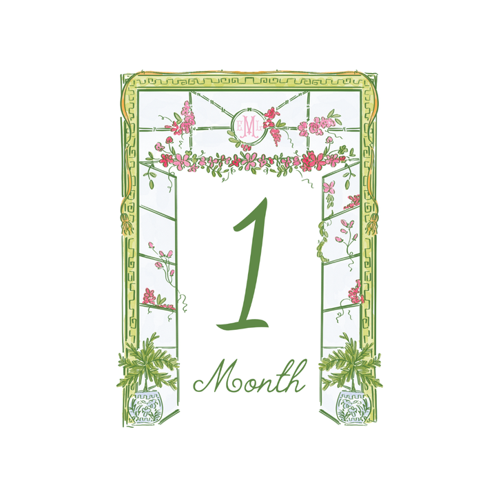 Trellis Garden Custom Milestone Markers