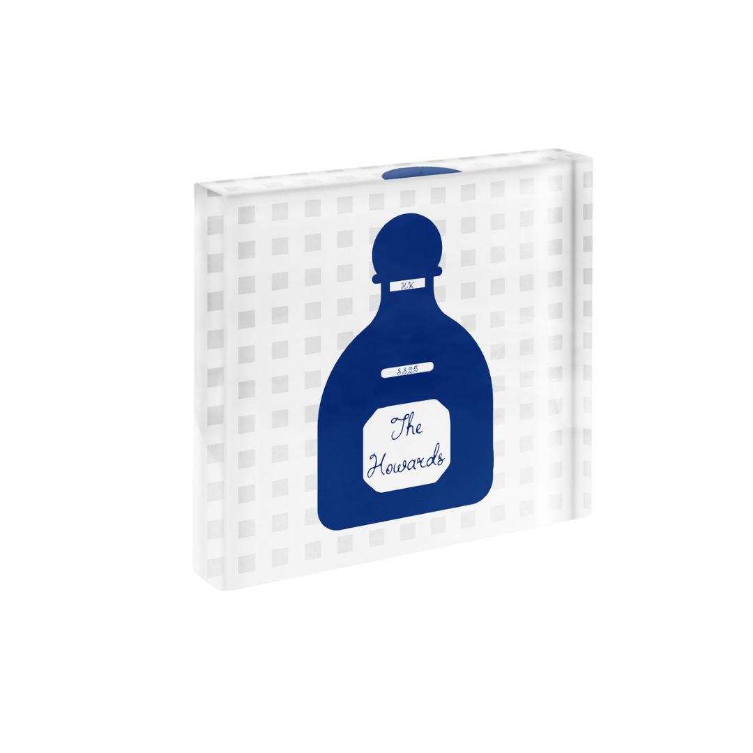 Tequila Lattice Cut Print in Acrylic Frame