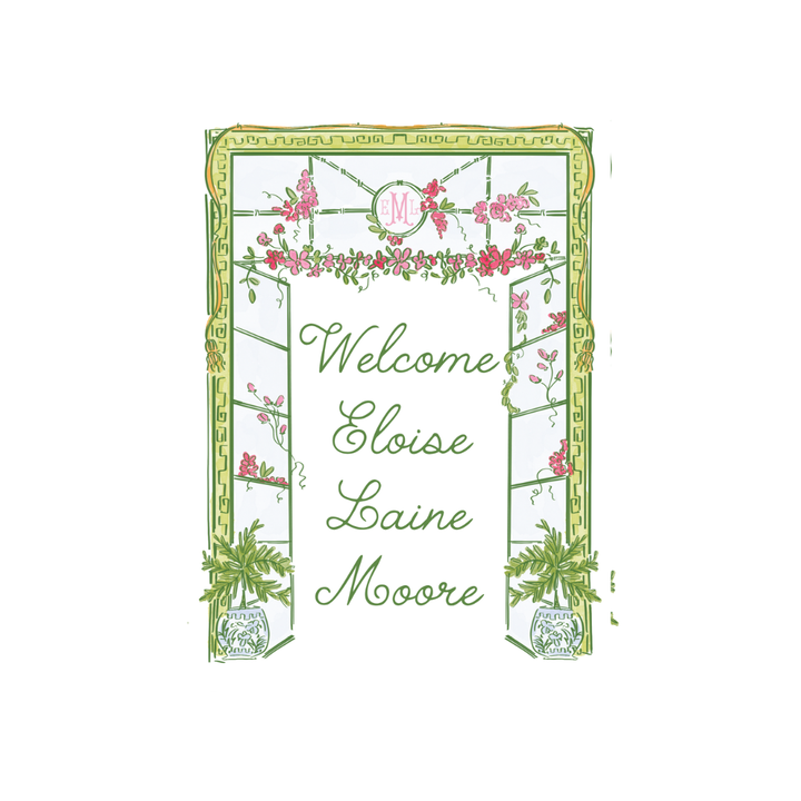 Trellis Garden Custom Milestone Markers
