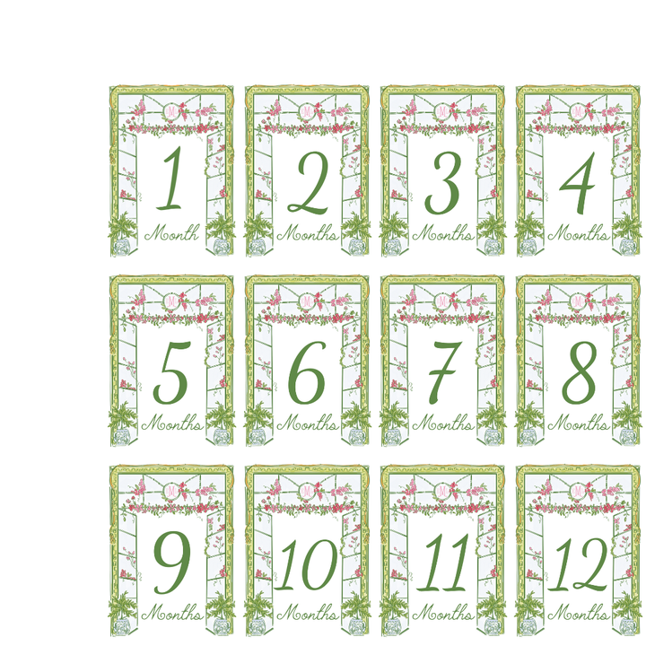 Trellis Garden Custom Milestone Markers
