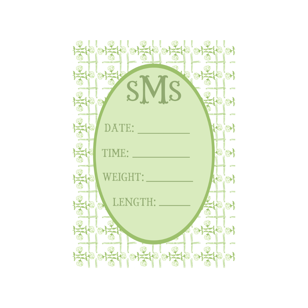 Bamboo Deluxe Name Sign