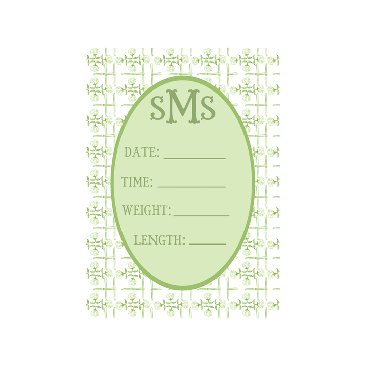 Bamboo Deluxe Name Sign