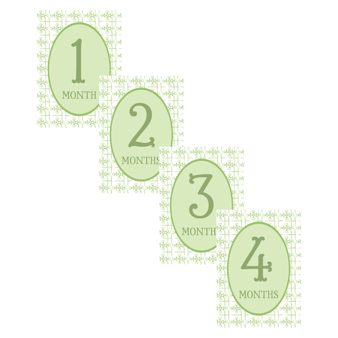 Bamboo Custom Milestone Markers