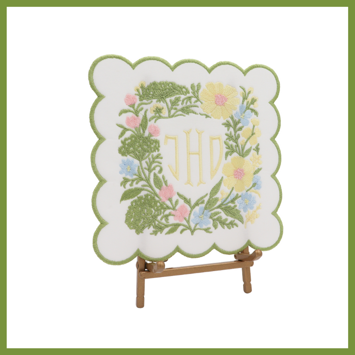 Floral Garden Display Plaque