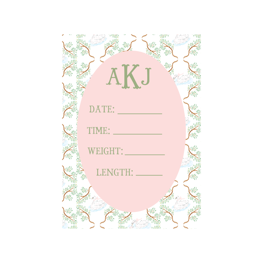 Swan Lake Branches Deluxe Name Sign