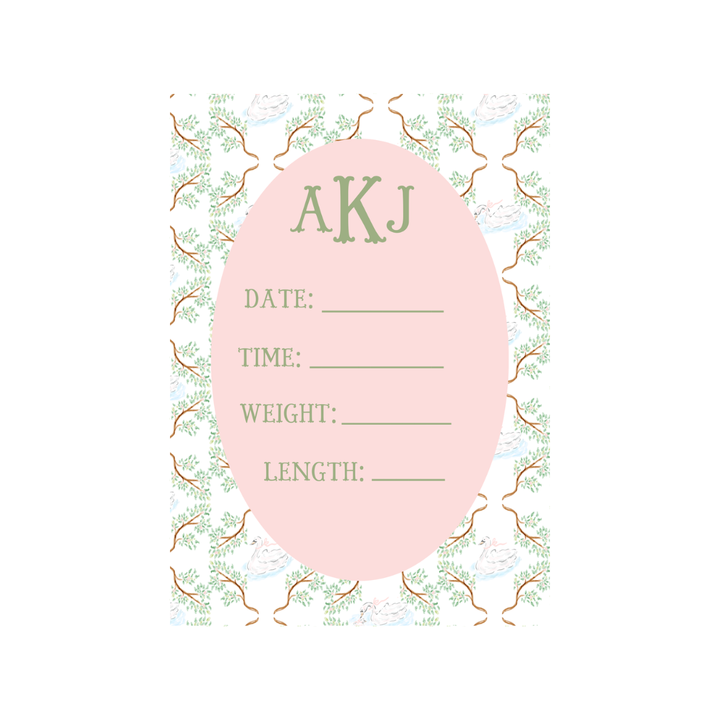 Swan Lake Branches Deluxe Name Sign