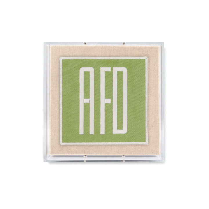 Simple Monogram Acrylic Shadowbox
