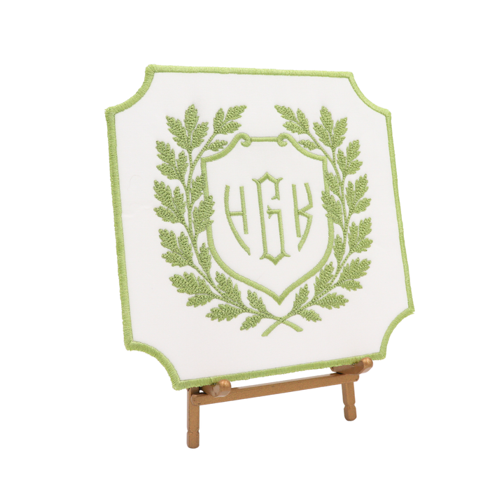 Leaf Crest Display Plaque