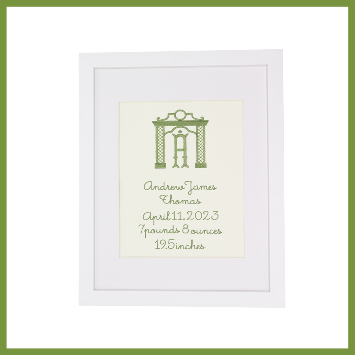 Pavillion Birth Announcement