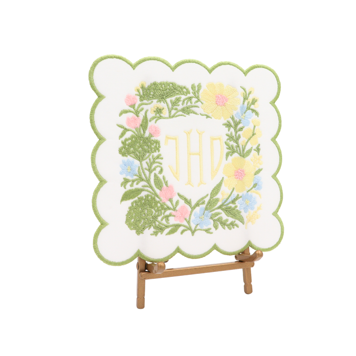 Floral Garden Display Plaque