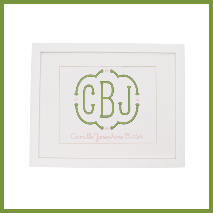 Round Frame Monogram