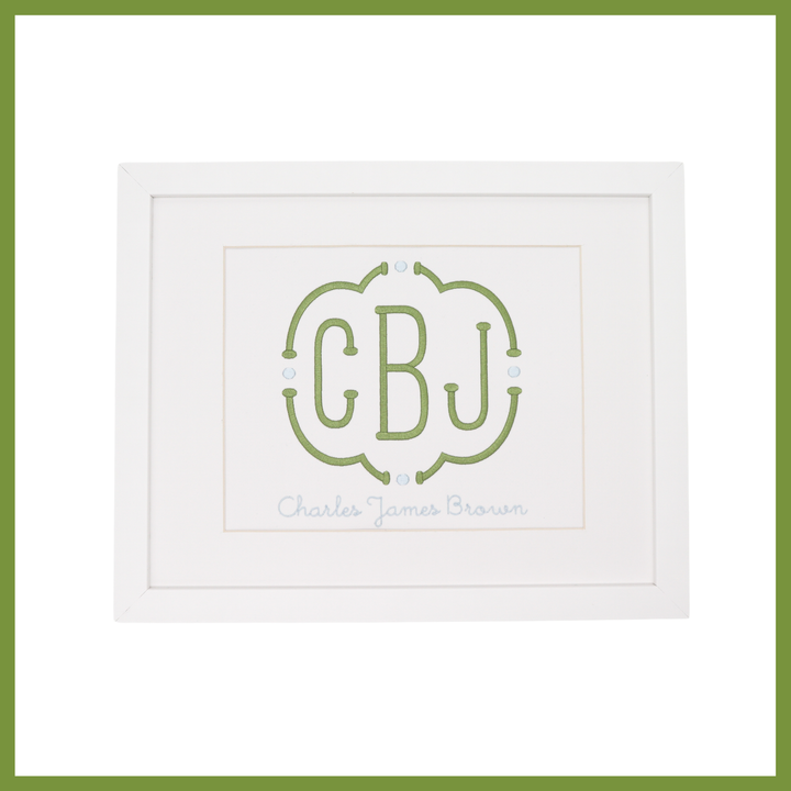 Round Frame Monogram