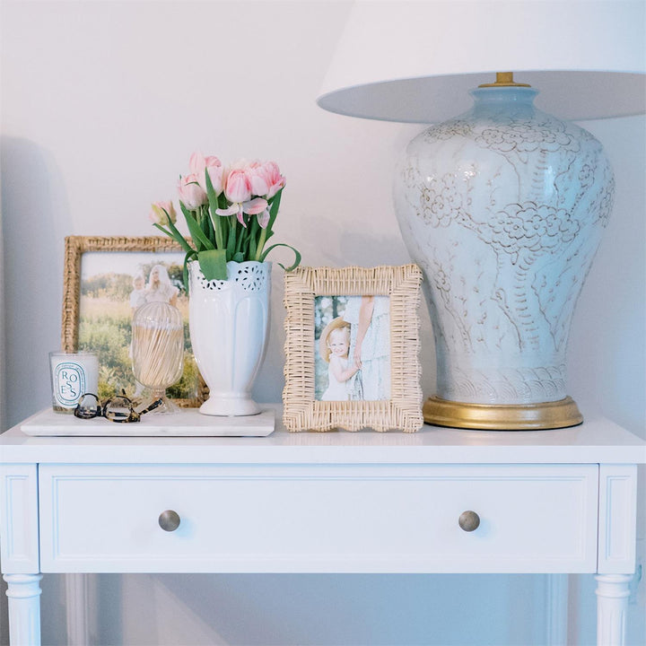 Wicker Weave Photo Frame Natural