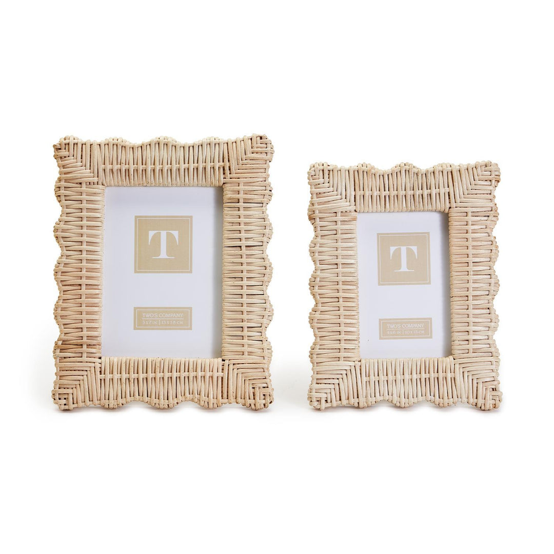 Wicker Weave Photo Frame Natural
