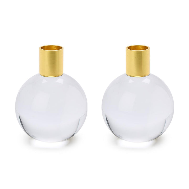 Color Pop Clear Taper Candleholder - Single