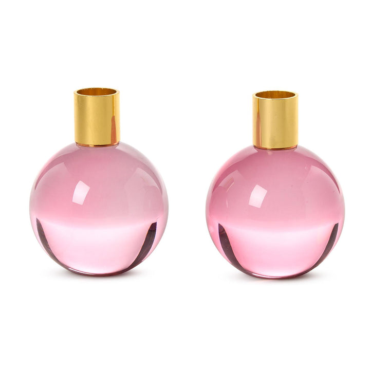 Color Pop Pink Taper Candleholder - Single